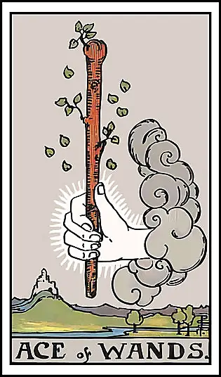 Minor Arcana - Ace of Wands