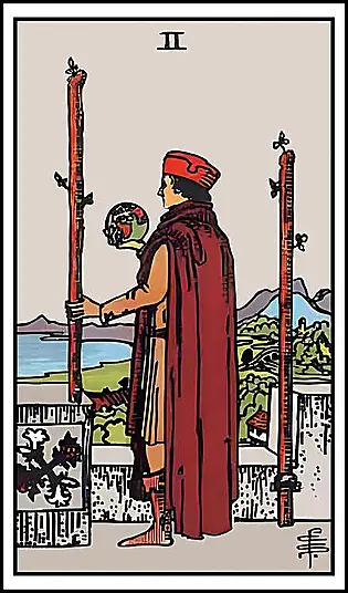 Minor Arcana - Two of Wands