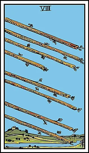 Minor Arcana - Eight of Wands