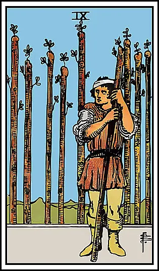 Minor Arcana - Nine of Wands