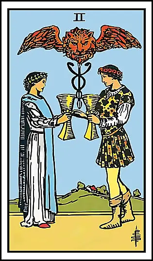 Minor Arcana - Two of Cups