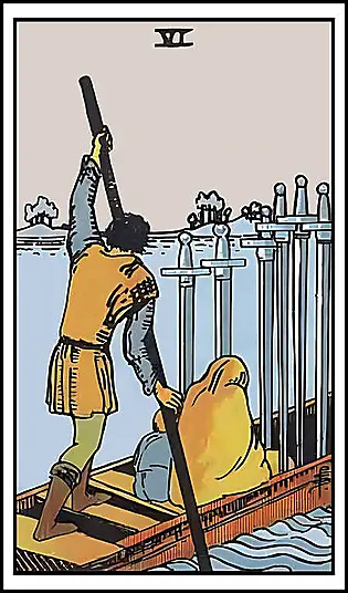 Minor Arcana - Six of Swords