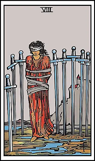 Minor Arcana - Eight of Swords