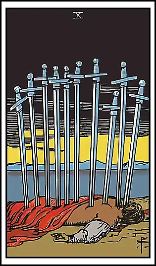 Minor Arcana - Ten of Swords