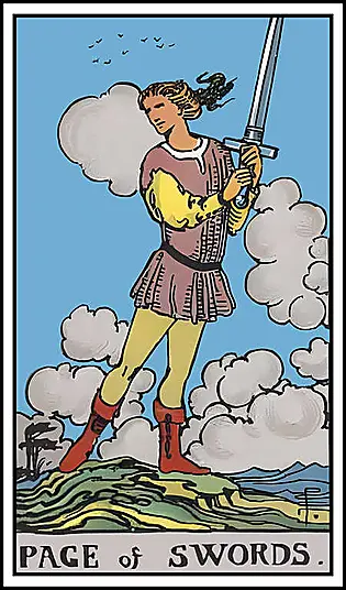 Minor Arcana - Page of Swords