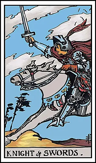 Minor Arcana - Knight of Swords