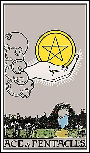 Minor Arcana - Ace of Pentacles