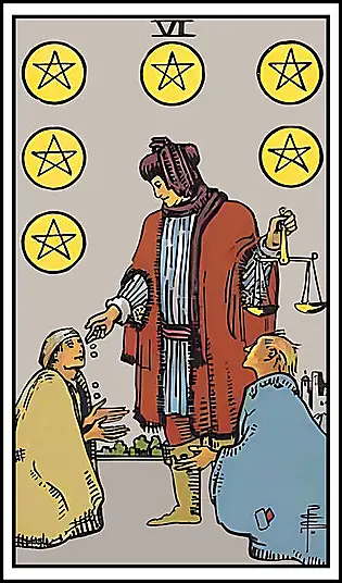 Minor Arcana - Six of Pentacles